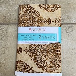 Waverly cotton fabric paisley cottagecore farmhouse